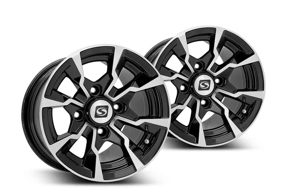 Диск Колесный Задний Atv800g 7.5X12h2 Гренадер (Алмаз Черный Lz/Pcd-4X110, Et-21.5,Dia-61)