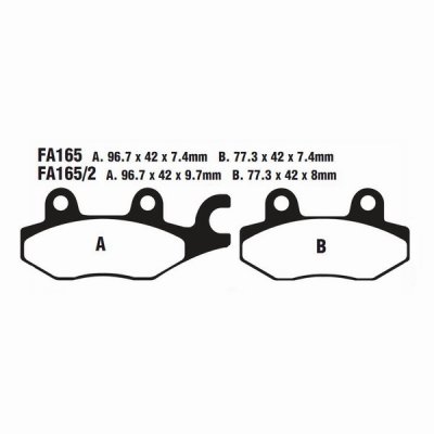 Тормозные Колодки Fa165r