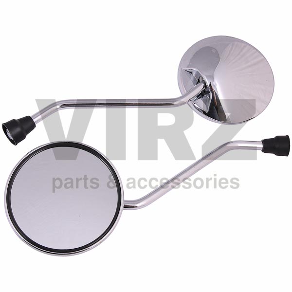 Зеркала Заднего Вида Хромированное На Средней Ножке 10Мм (Пара) Аlpha