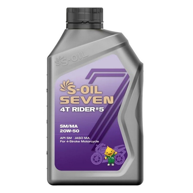 S-Oil 7 Red #5 Rider 4T Sm/Ma 20W50 1L