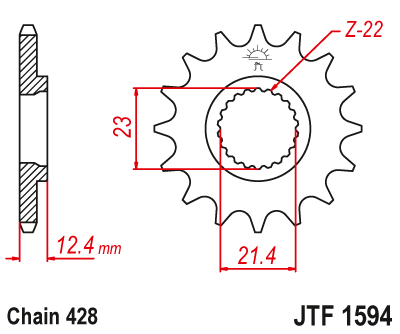 Звезда Ведущая Jtf1594-15
