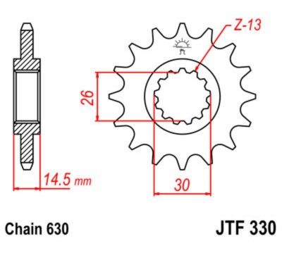 Звезда Ведущая Jtf333-15