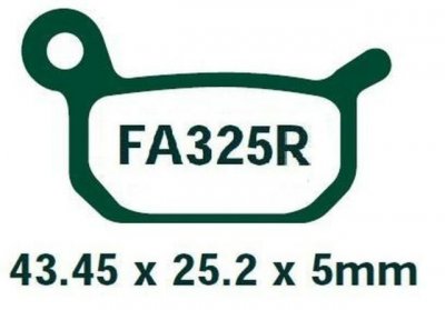 Тормозные Колодки Fa325r