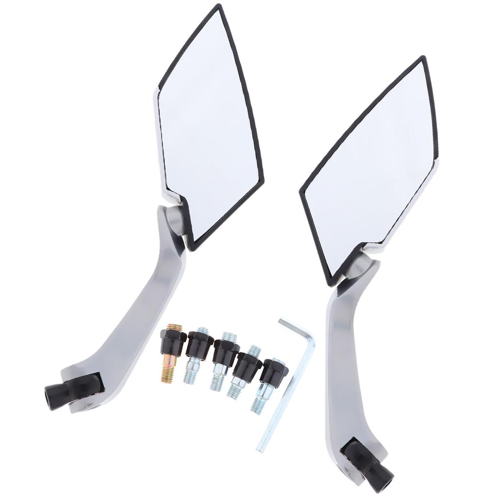 Зеркала Заднего Вида Тип 55 (8,10Мм) Алюминий (Цв.хром)