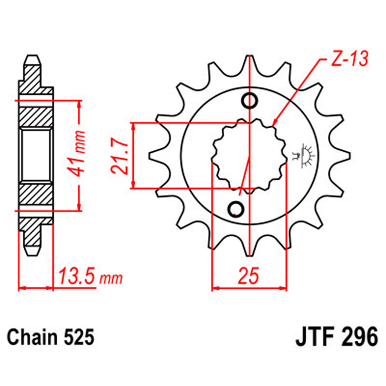 Звезда Ведущая Jtf296-16