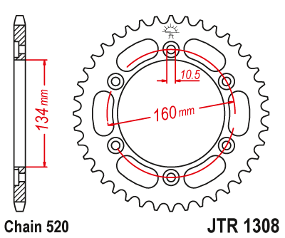 Звезда Ведомая Jtr1308-42
