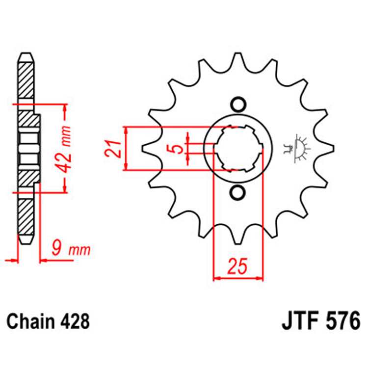 Звезда Ведущая Jtf576-19