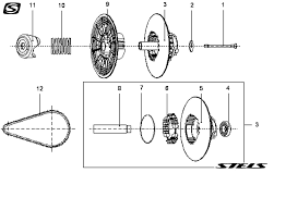 Болт Ведомого Шкива Вариатора М10х1.25х110мм, Сталь