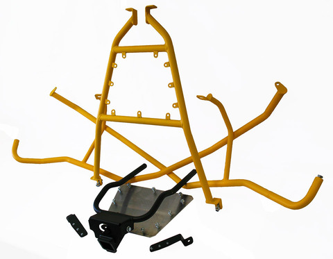 Бампер Для Снегохода Stels 600/800 В Комплекте С Защитой Днища, Желтый