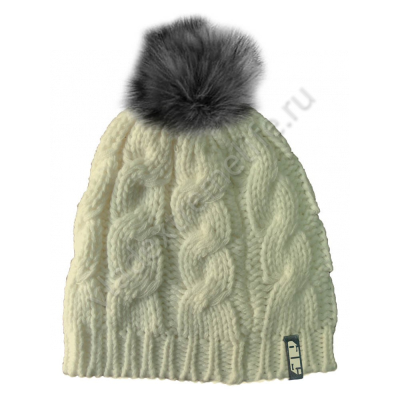 Шапка 509 Fur Pom С Помпоном, Женская.(Teal, Os)