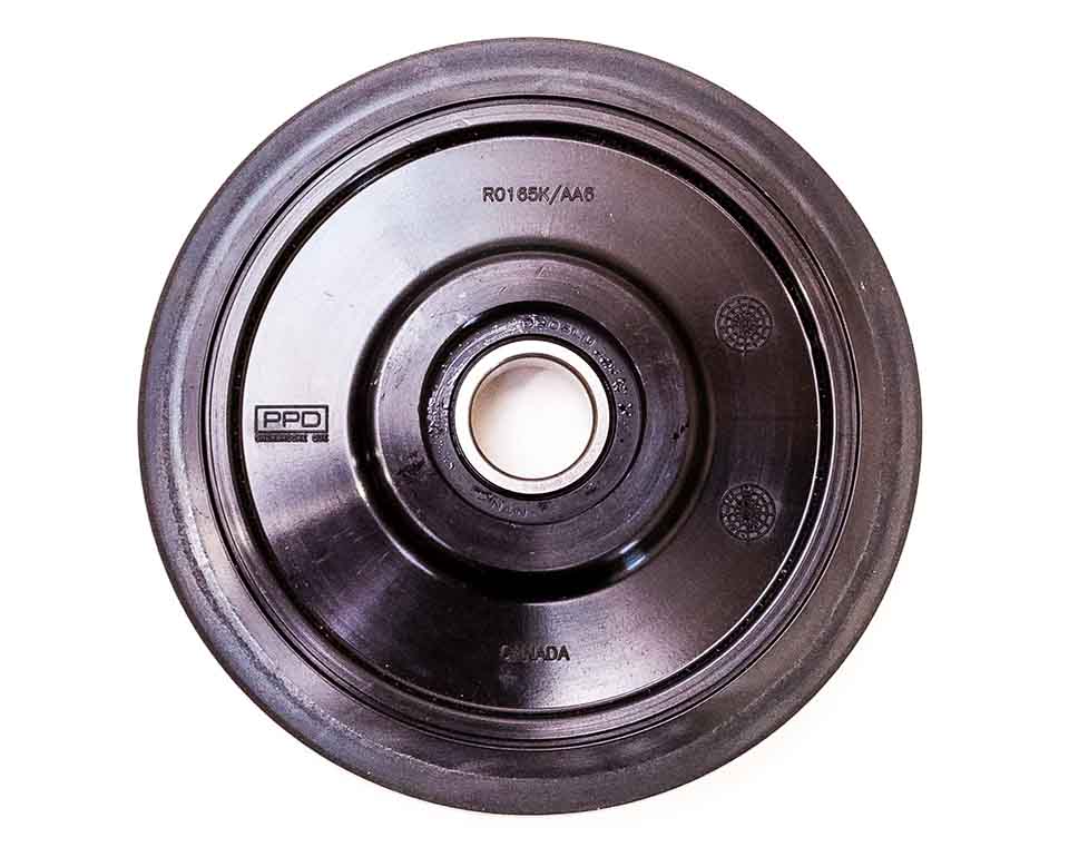 Ролик Обрезиненный D165 Мм C Подшипником 6205 Peer Bearing И Стопорным Кольцом