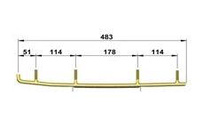 Коньки Д/Снегохода Arctic Cat Стандарт 029310-04