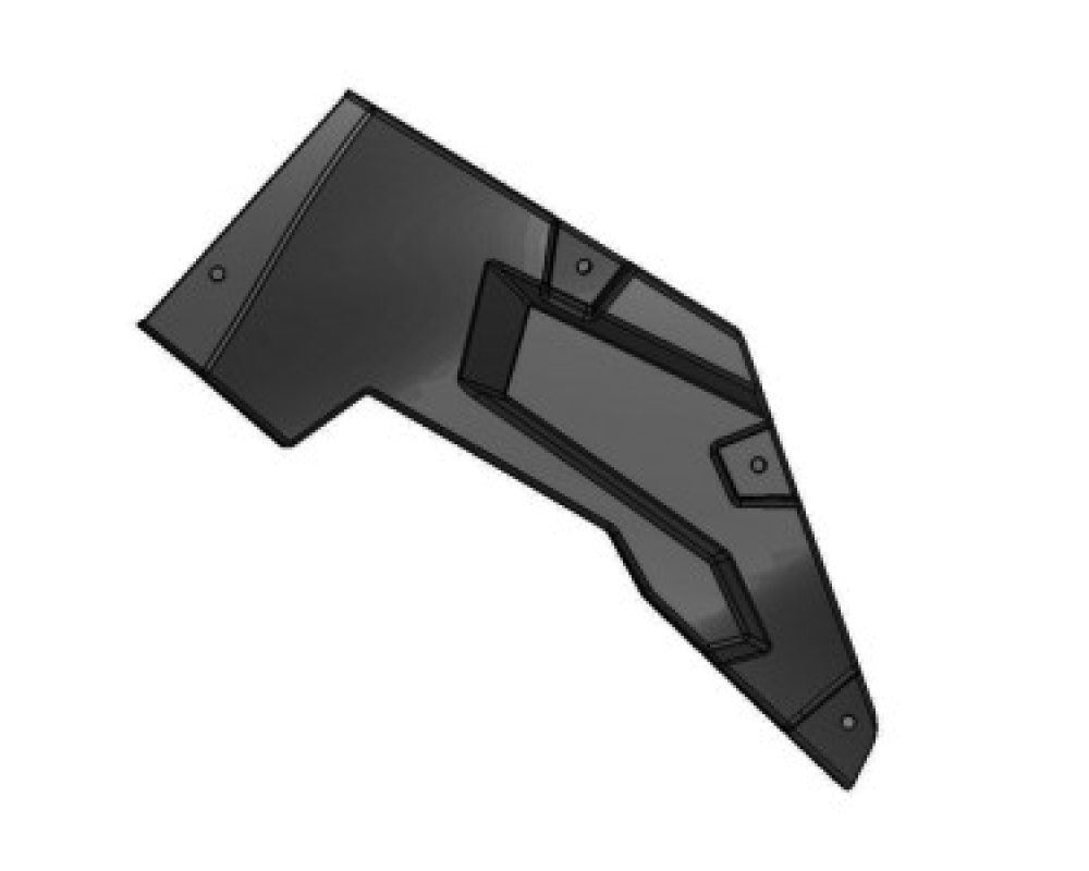 Панель Облицовочная Двигателя Левая (Черный), Пластик