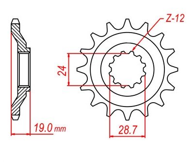 Звезда Ведущая Jtf526-15