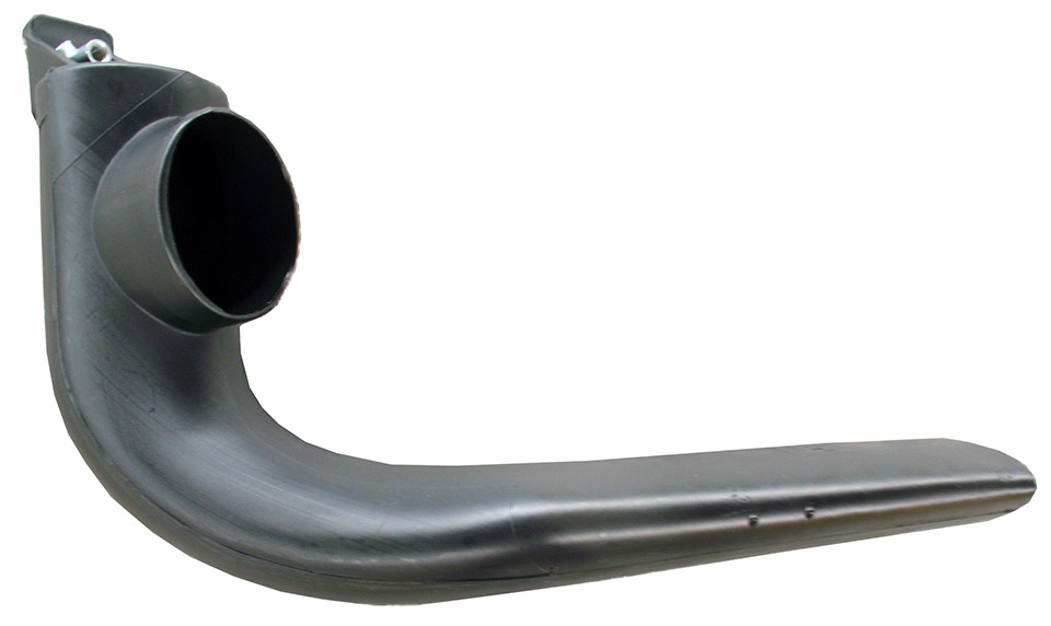 Патрубок Вариатора Выпускной (Черный), Пластик