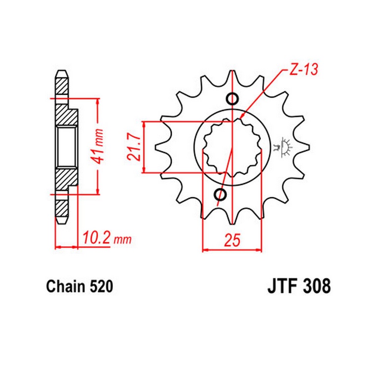 Звезда Ведущая Jtf308-15