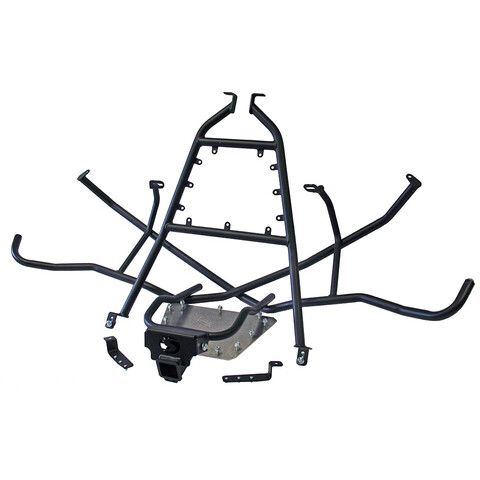 Бампер Для Снегохода Stels 600, 800 В Комплекте С Защитой Днища (Черный)