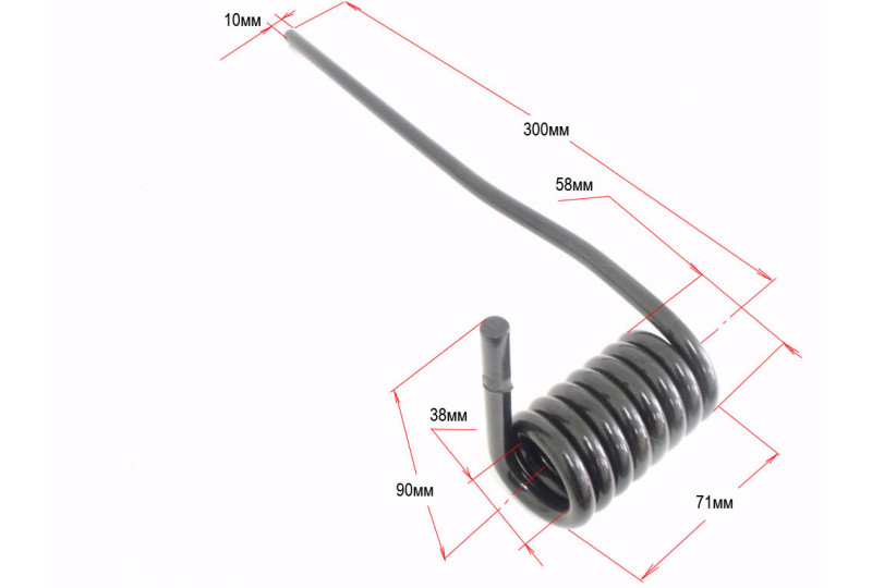 Пружина Тележки Передняя Левая