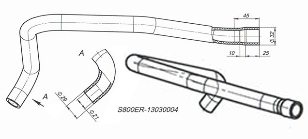 Шланг S800er-13030004