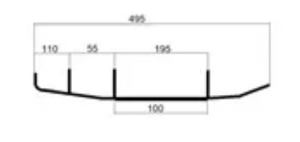 Коньки Д/Снегохода Stels 2.0 Стандарт 054426-03