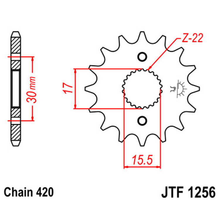 Звезда Ведущая Jtf1265-14