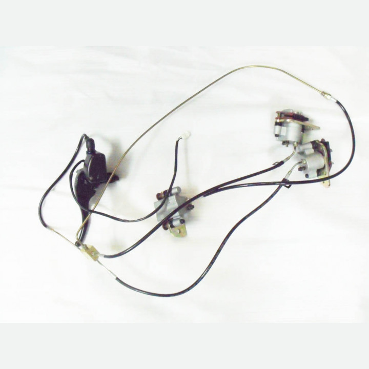 Тормоз Ручной Гидравлический (Три Суппорта), В Сборе.