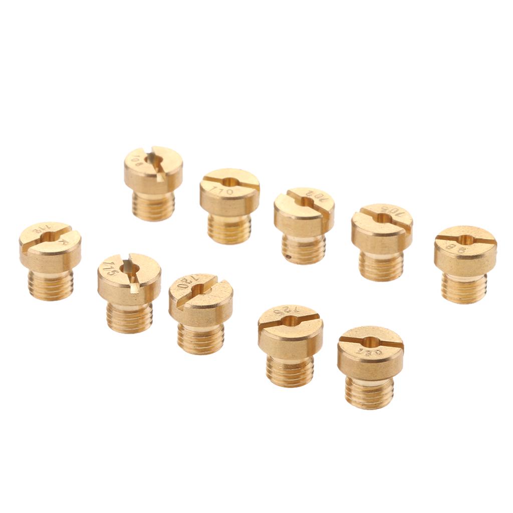 Жиклеры Карбюратора, Набор M6 (110-128) 10Шт Kiyoshi