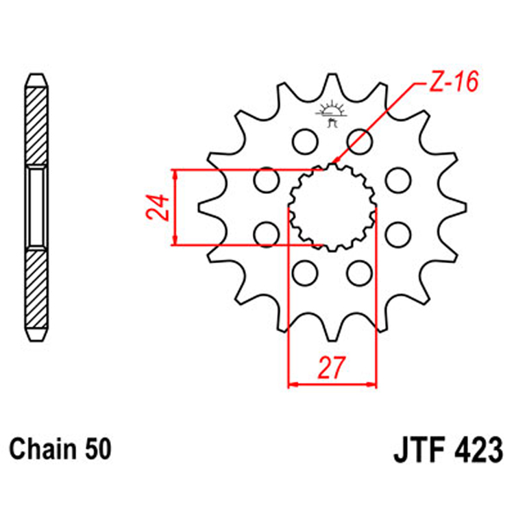 Звезда Ведущая Jtf423-17