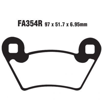Тормозные Колодки Fa354r