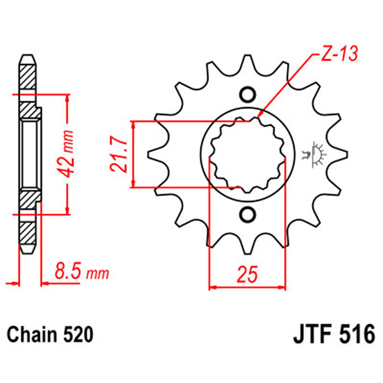 Звезда Ведущая Jtf516-15