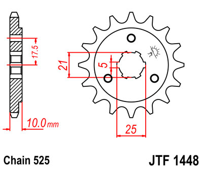 Звезда Ведущая Jtf1448-15