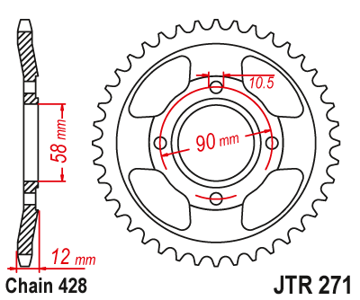 Звезда Ведомая Jtr271-50