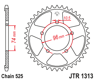 Звезда Ведомая Jtr1313-42