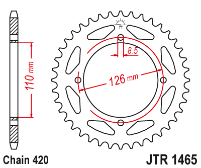 Звезда Ведомая Jtr1465-46