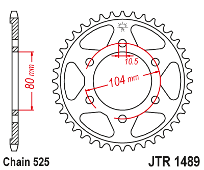 Звезда Ведомая Jtr1489-40