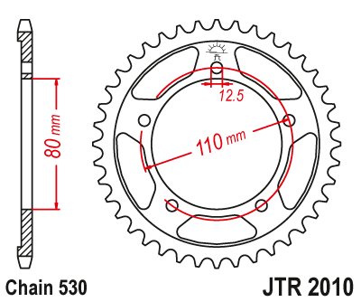 Звезда Ведомая Jtr2010-44