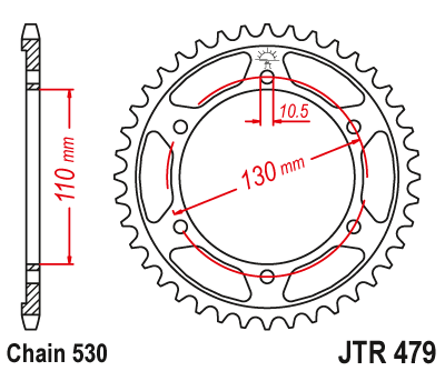 Звезда Ведомая Jtr479-41