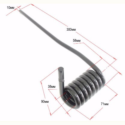 Пружина Тележки Передняя Левая